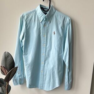Polo by Ralph Lauren Women’s Light Blue Shirt. Classic Fit